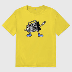 Мужская футболка оверсайз Hip-hop boombox