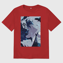 Футболка оверсайз мужская Ванитас целитель, цвет: красный