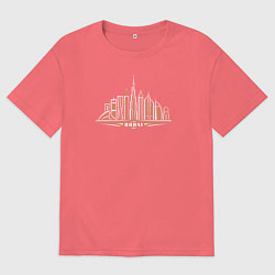 Мужская футболка оверсайз Dubai city
