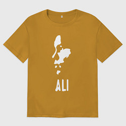 Мужская футболка оверсайз Боксёр Али