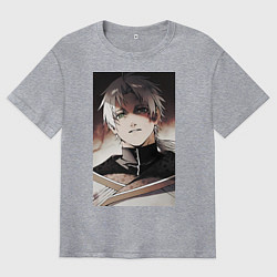 Футболка оверсайз мужская Реинкарнация безработного Рудеус Грейрат, цвет: меланж