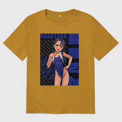 Мужская футболка оверсайз Не издевайся Нагаторо Хаясэ