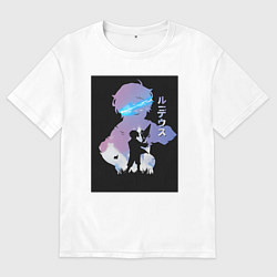 Футболка оверсайз мужская Реинкарнация безработного Рудеус Грейрат, цвет: белый