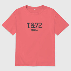 Мужская футболка оверсайз T72 - танк