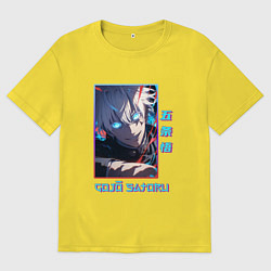 Мужская футболка оверсайз Портрет Gojo Satoru - Магическая битва