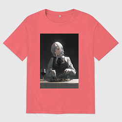 Мужская футболка оверсайз Человек-бензопила Кига Демон Голода