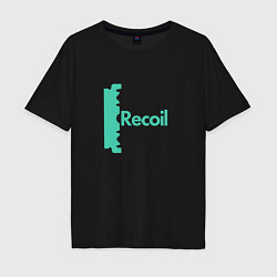 Футболка оверсайз мужская Recoil - Alan from depeche mode project, цвет: черный