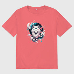 Мужская футболка оверсайз Волшебная лиса Кумихо - Кицумэ