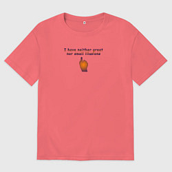 Мужская футболка оверсайз No illusions