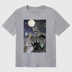 Мужская футболка оверсайз Кайдзю номер восемь Рэно Итикава