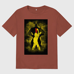 Мужская футболка оверсайз Моя геройская академия Всемогущий Номер один