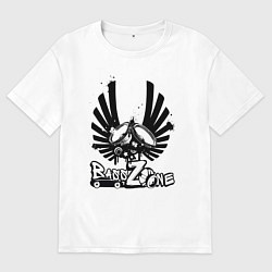 Мужская футболка оверсайз Bass speaker wings