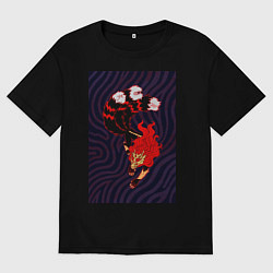 Мужская футболка оверсайз Богиня ужаса