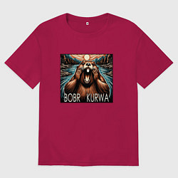 Мужская футболка оверсайз Бобер крик