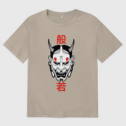 Мужская футболка оверсайз Японский демон - Хання