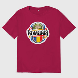 Мужская футболка оверсайз Румыния