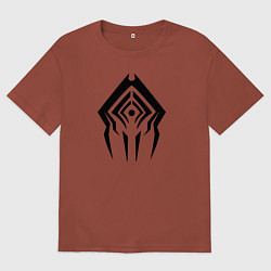 Футболка оверсайз мужская Warframe Stalker, цвет: кирпичный