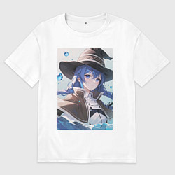 Мужская футболка оверсайз Реинкарнация безработного Рокси Мигурд