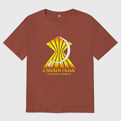 Мужская футболка оверсайз Depeche Mode - A Broken Frame logo