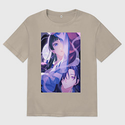 Мужская футболка оверсайз Монолог фармацевта Маомао сыщик