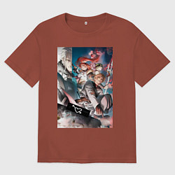 Мужская футболка оверсайз Реинкарнация безработного Эрис Бореас Грейрат Орст