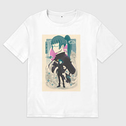 Мужская футболка оверсайз Магическая битва Маки Дзэнин маг