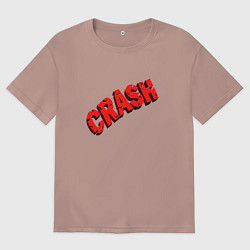 Мужская футболка оверсайз Crash