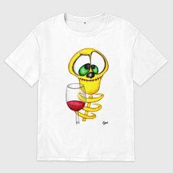 Мужская футболка оверсайз Ричард в отпуске