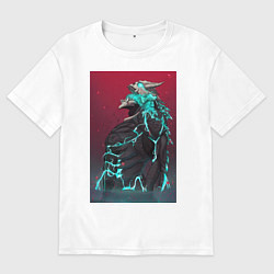 Мужская футболка оверсайз Кайдзю номер восемь Кафка Хибино арт