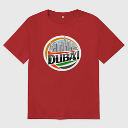 Мужская футболка оверсайз Мой Дубай