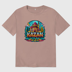 Мужская футболка оверсайз Город Казань
