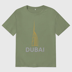 Мужская футболка оверсайз Дубай парус