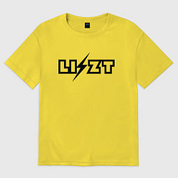 Мужская футболка оверсайз Ференц Лист чёрный