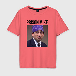 Мужская футболка оверсайз Prison mike Michael Scott - офис