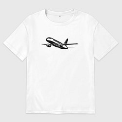 Мужская футболка оверсайз Сухой Суперджет 100 черный