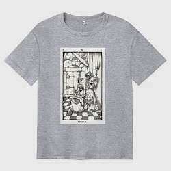 Мужская футболка оверсайз Девятые врата In vain Антихрист AT