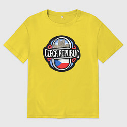 Мужская футболка оверсайз Czech Republic