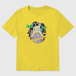 Мужская футболка оверсайз Space summer