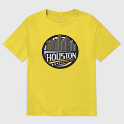 Мужская футболка оверсайз Мегаполис Хьюстон