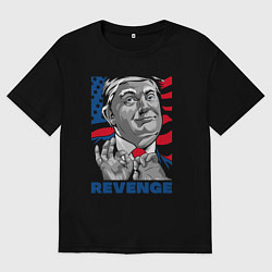 Мужская футболка оверсайз Месть Трампа