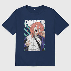 Мужская футболка оверсайз Человек-бензопила Пауэр Power