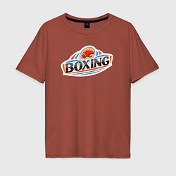 Мужская футболка оверсайз Boxing team