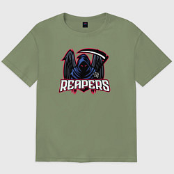Футболка оверсайз мужская Reapers, цвет: авокадо