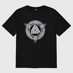 Мужская футболка оверсайз Орнамент символик
