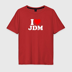 Мужская футболка оверсайз I love JDM