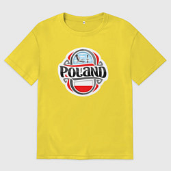 Мужская футболка оверсайз Poland