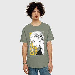 Футболка оверсайз мужская Токийские мстители Ken Rygji Кен Рюгуджи, цвет: авокадо — фото 2