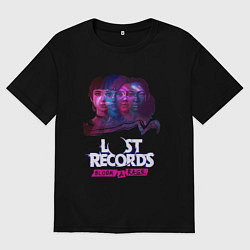 Мужская футболка оверсайз Персонажи Lost records bloom and rage