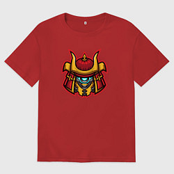 Мужская футболка оверсайз Samurai warrior