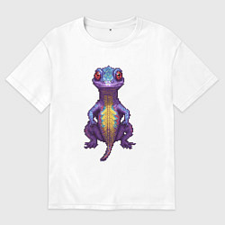 Мужская футболка оверсайз Арт змея